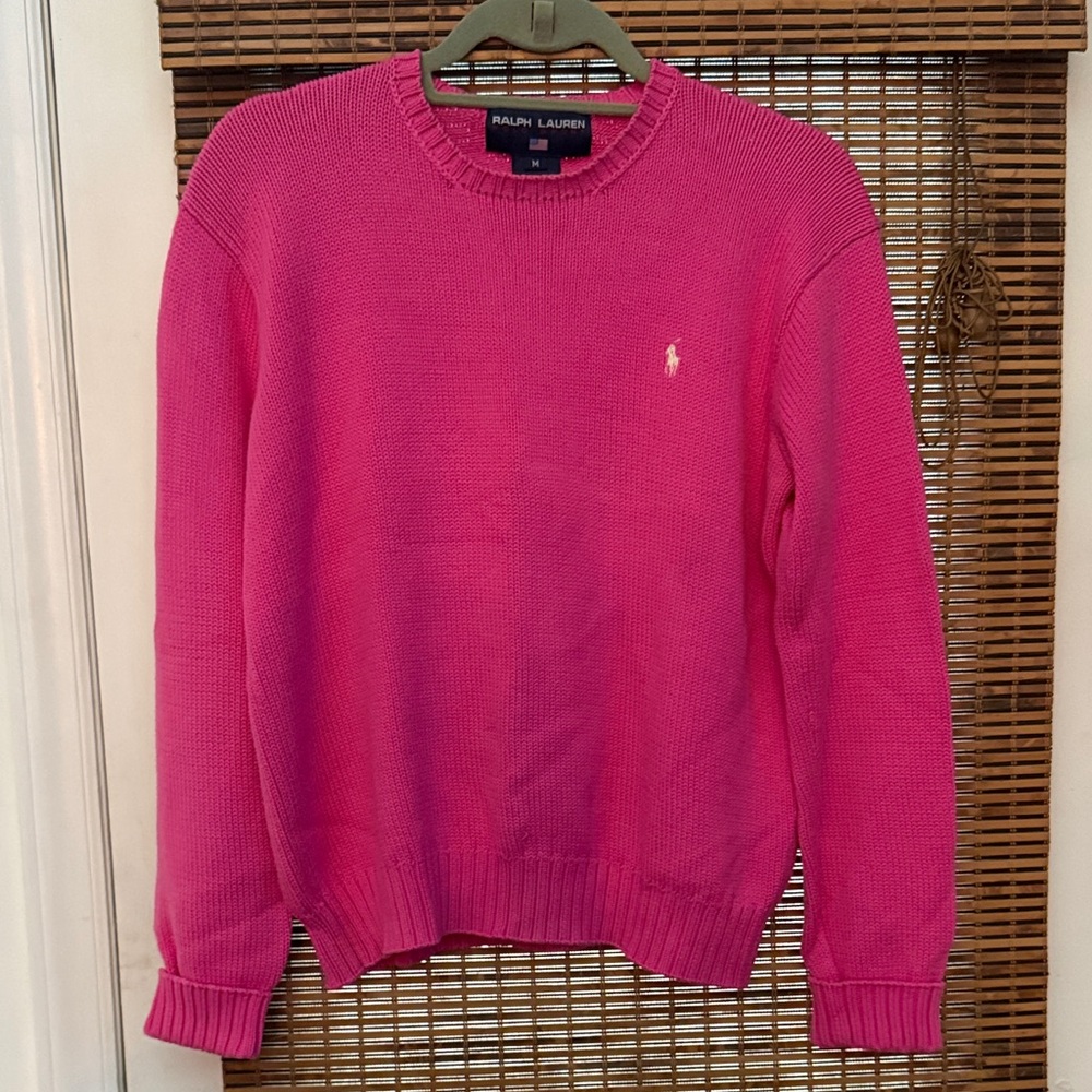 Polo Ralph Lauren Pink Crew Neck Sweater